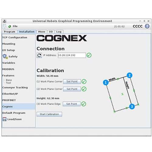 Cognex In-Sight 2D Robot Guidance